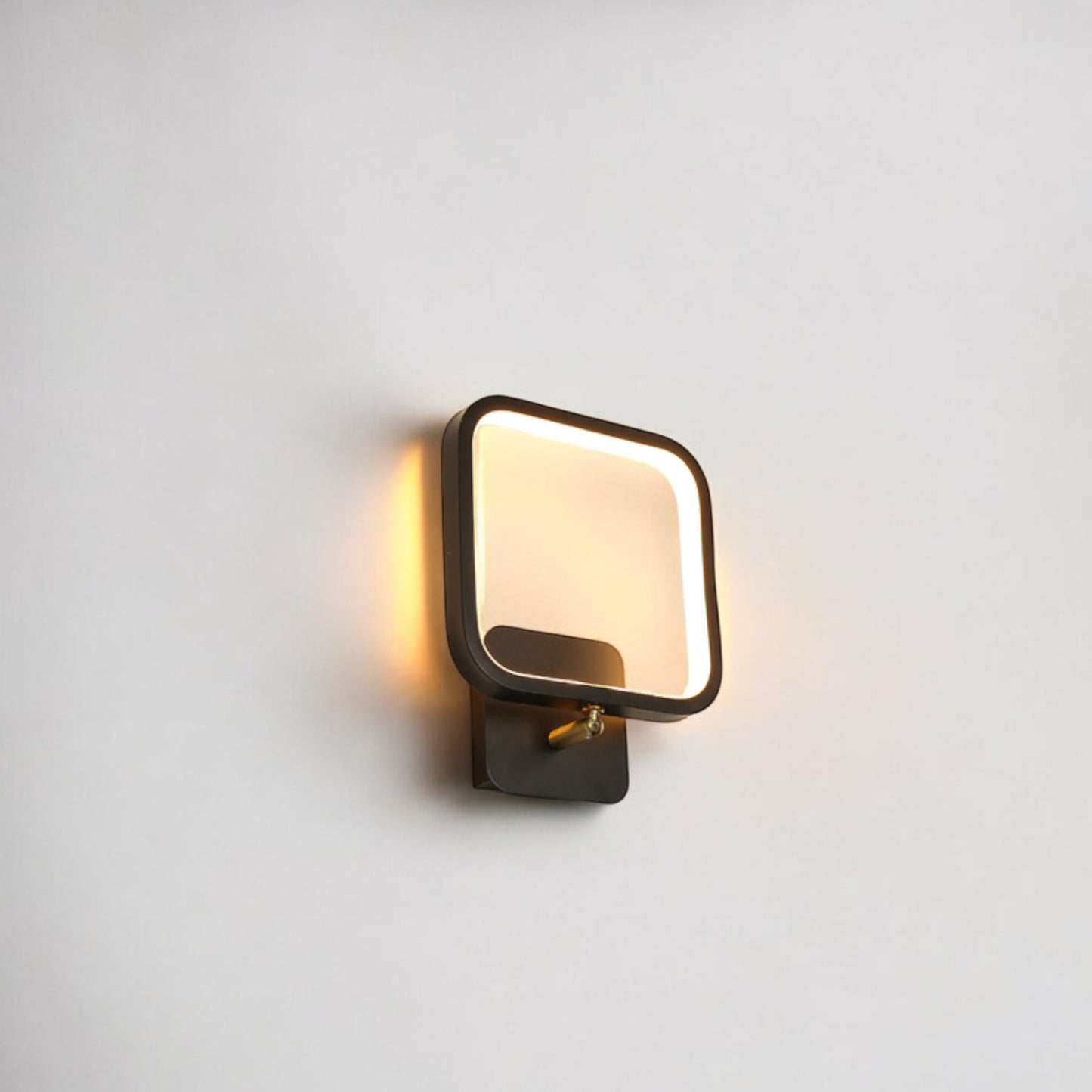 Minimalist LED Wall Light – Contemporary Iron Lampshade for Hallways & Bedrooms