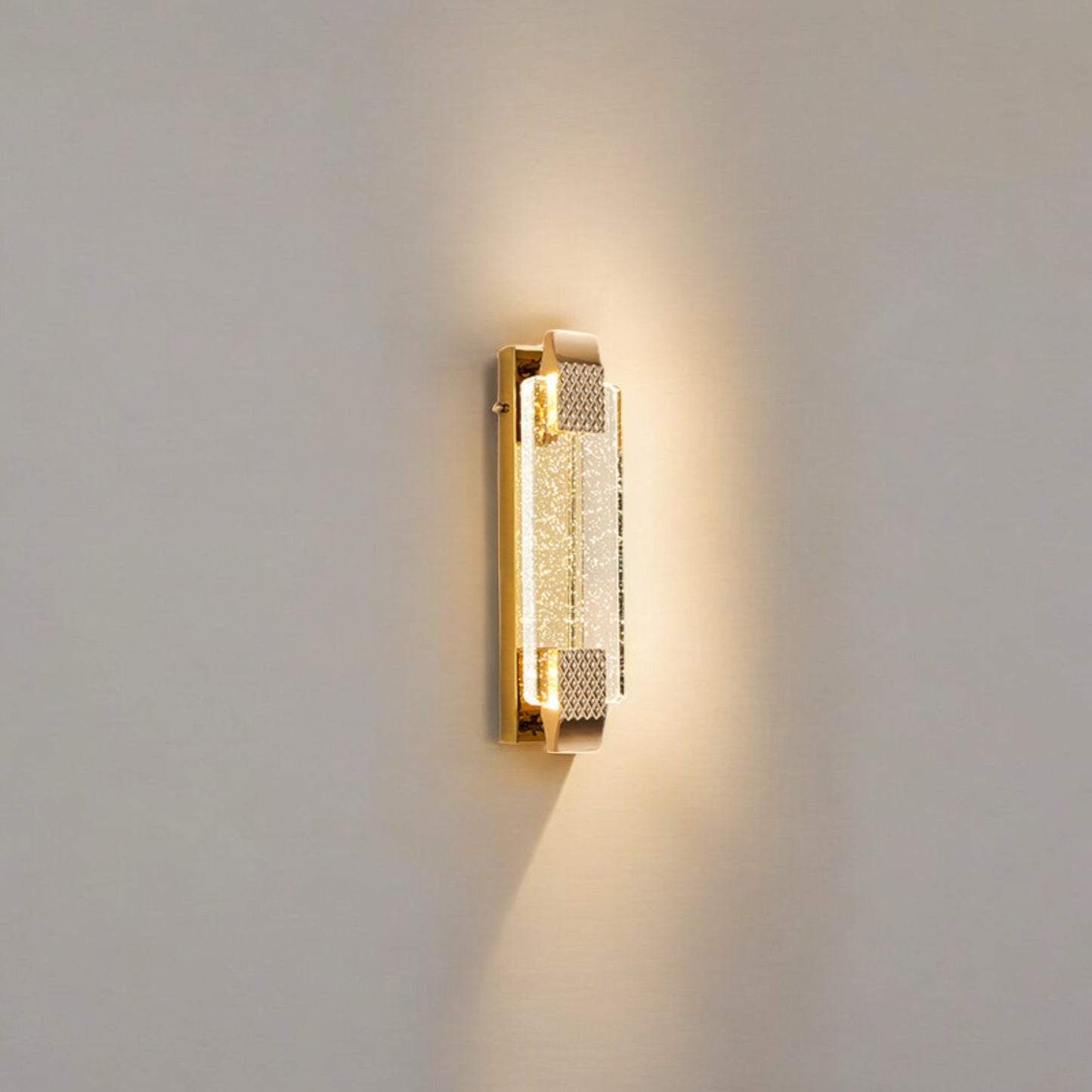 Opulent Crystal Wall Light – LED Bedside & Living Room Fixture