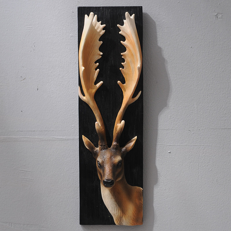 Wildlife-Inspired Resin Wall Art – Animal Head Wall Hanging Decor