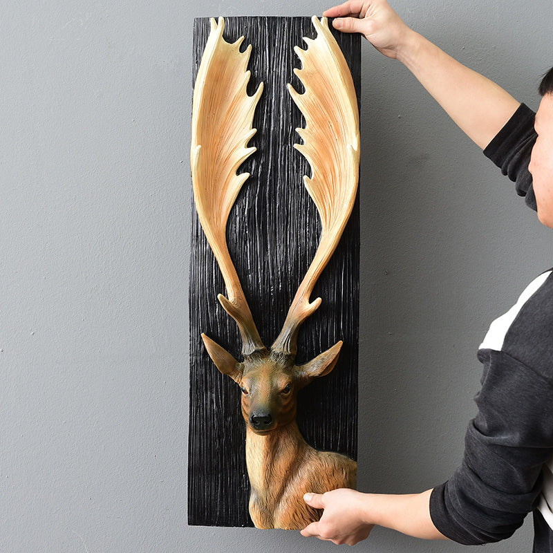 Wildlife-Inspired Resin Wall Art – Animal Head Wall Hanging Decor