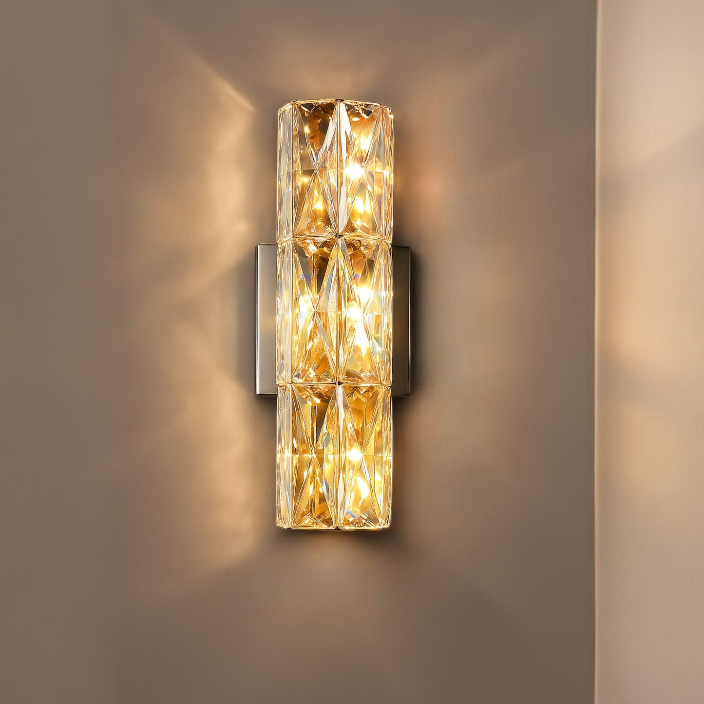 Crystal Wall Lighting – Chic Illumination for Living Spaces and Staircases