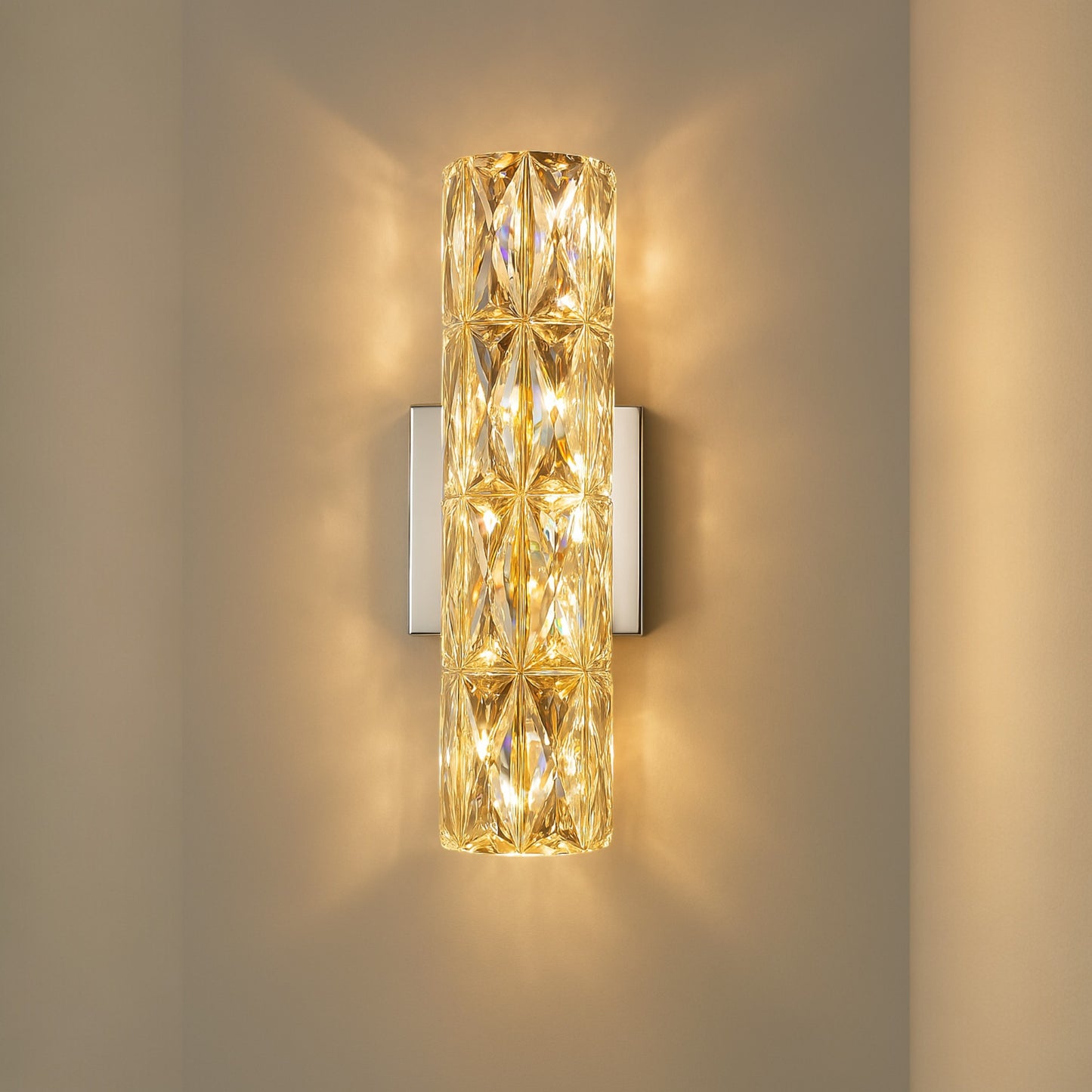 Crystal Wall Lighting – Chic Illumination for Living Spaces and Staircases