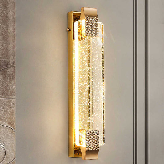 Opulent Crystal Wall Light – LED Bedside & Living Room Fixture