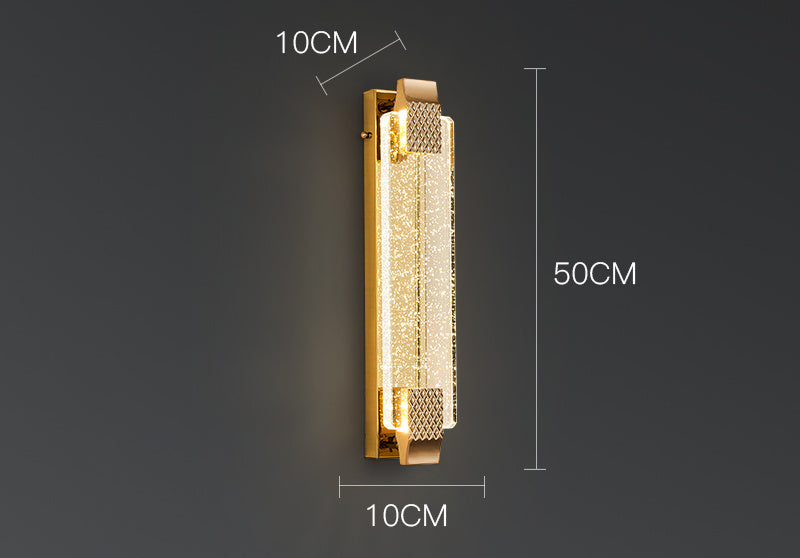 Opulent Crystal Wall Light – LED Bedside & Living Room Fixture