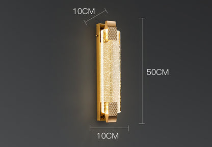 Opulent Crystal Wall Light – LED Bedside & Living Room Fixture