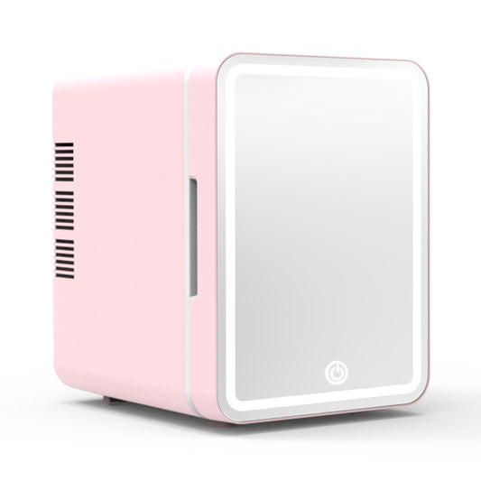 LED Mirror Beauty Fridge – Skincare Mini Refrigerator for Vanity & Bathroom Use