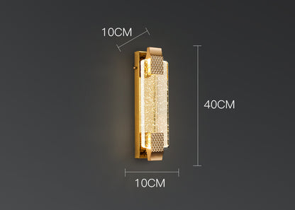 Opulent Crystal Wall Light – LED Bedside & Living Room Fixture