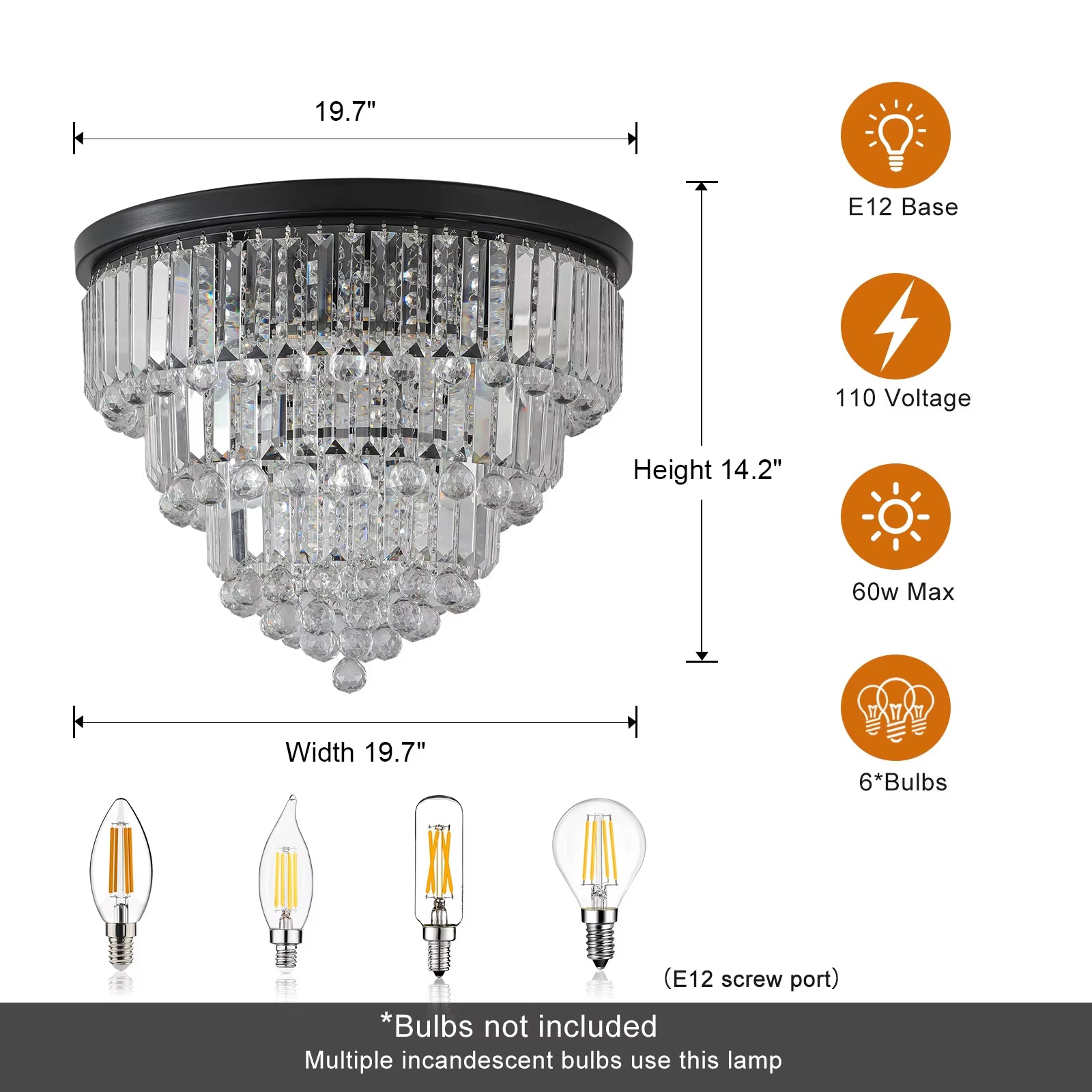 Elevate Your Space with the Stunning K9 Crystal Black Chandelier! ✨💡 #HomeDecor #LightingDesign
